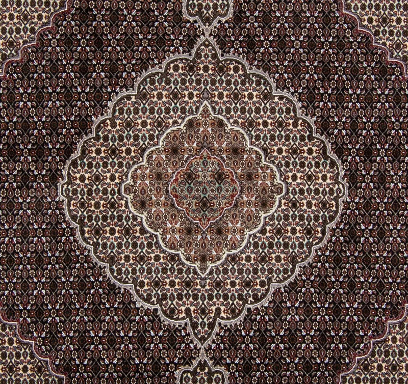 Tappeto Persero - Tabriz - Reale quadrato  - 251 x 249 cm - blu scuro