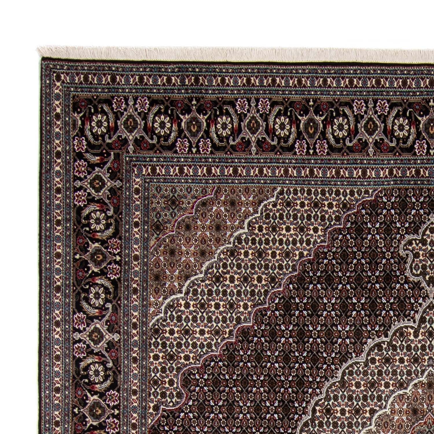 Tappeto Persero - Tabriz - Reale quadrato  - 251 x 249 cm - blu scuro