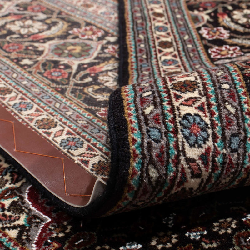 Tappeto Persero - Tabriz - Reale quadrato  - 251 x 249 cm - blu scuro
