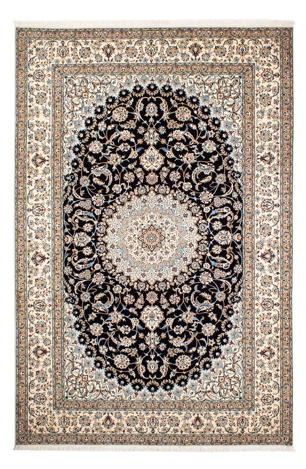 Tappeto Persero - Nain - Premio - 250 x 170 cm - blu scuro