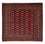 Tappeto afgano - Bukhara quadrato  - 205 x 193 cm - rosso