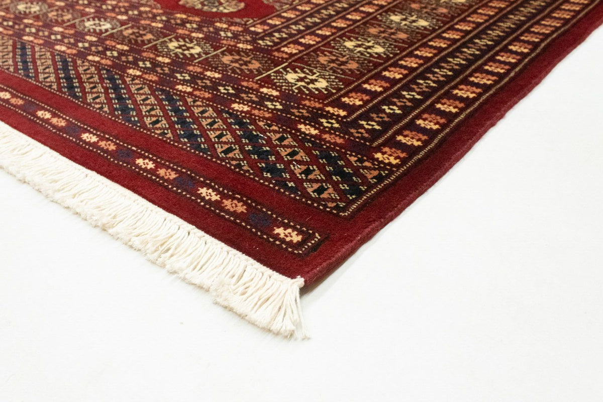 Tappeto afgano - Bukhara quadrato  - 205 x 193 cm - rosso