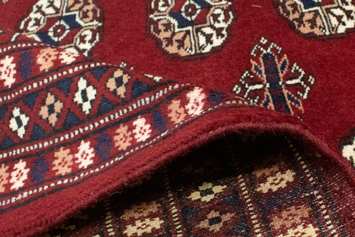 Tappeto afgano - Bukhara quadrato  - 203 x 199 cm - rosso