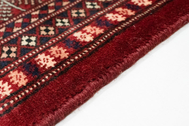 Tappeto afgano - Bukhara - 247 x 201 cm - rosso