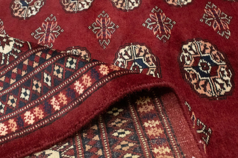 Tappeto afgano - Bukhara - 247 x 201 cm - rosso