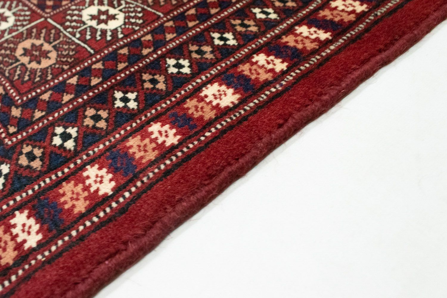 Tappeto afgano - Bukhara - 241 x 197 cm - rosso