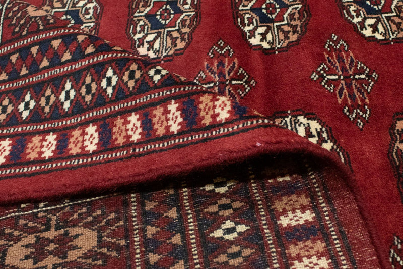 Tappeto afgano - Bukhara - 241 x 197 cm - rosso