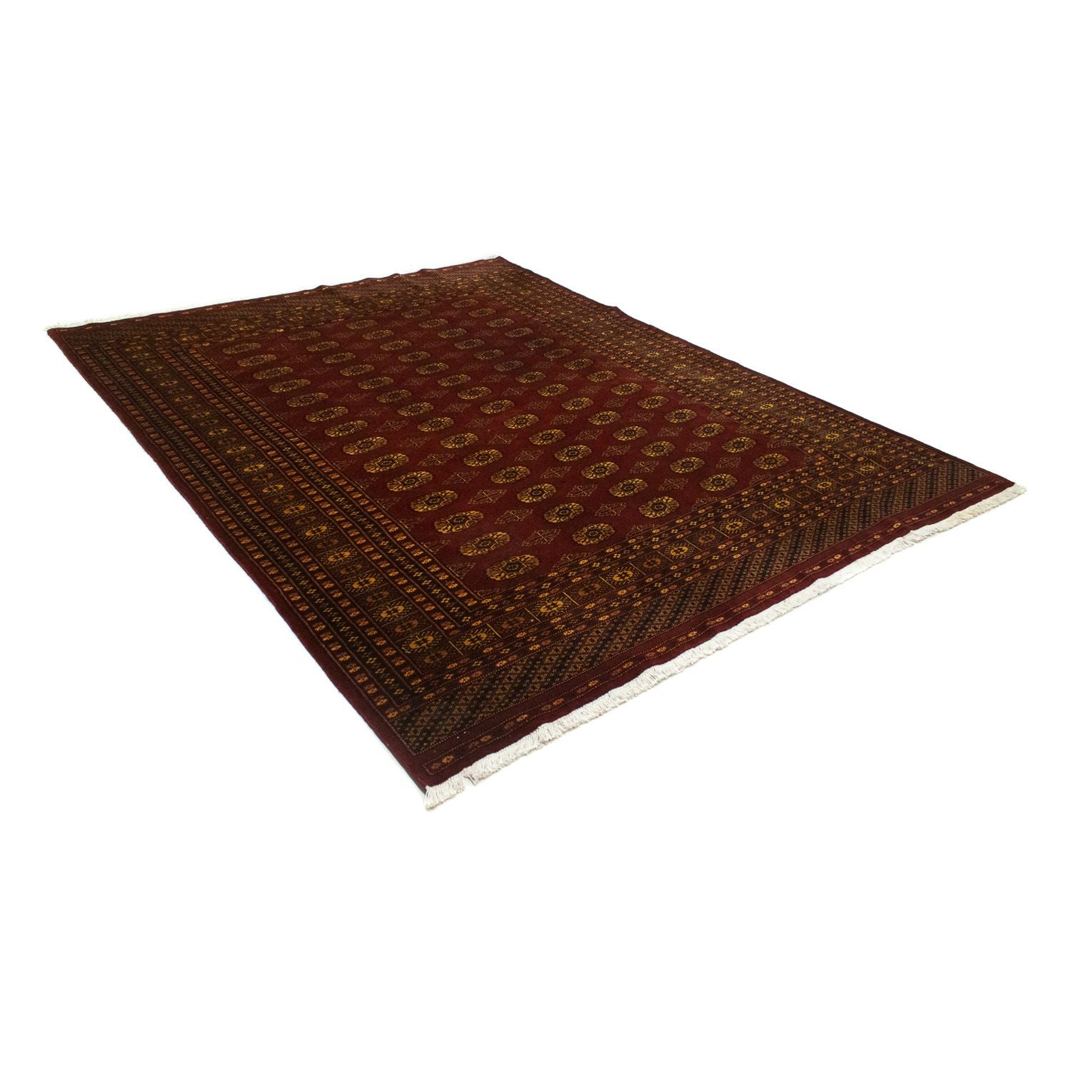 Tappeto afgano - Bukhara - 248 x 197 cm - rosso
