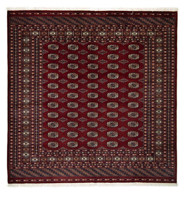 Tappeto afgano - Bukhara quadrato  - 207 x 204 cm - rosso