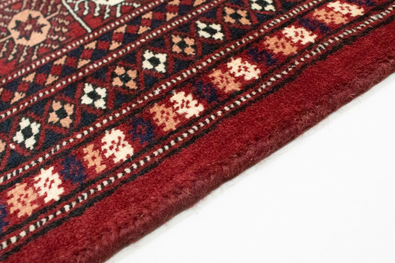 Tappeto afgano - Bukhara - 238 x 200 cm - rosso