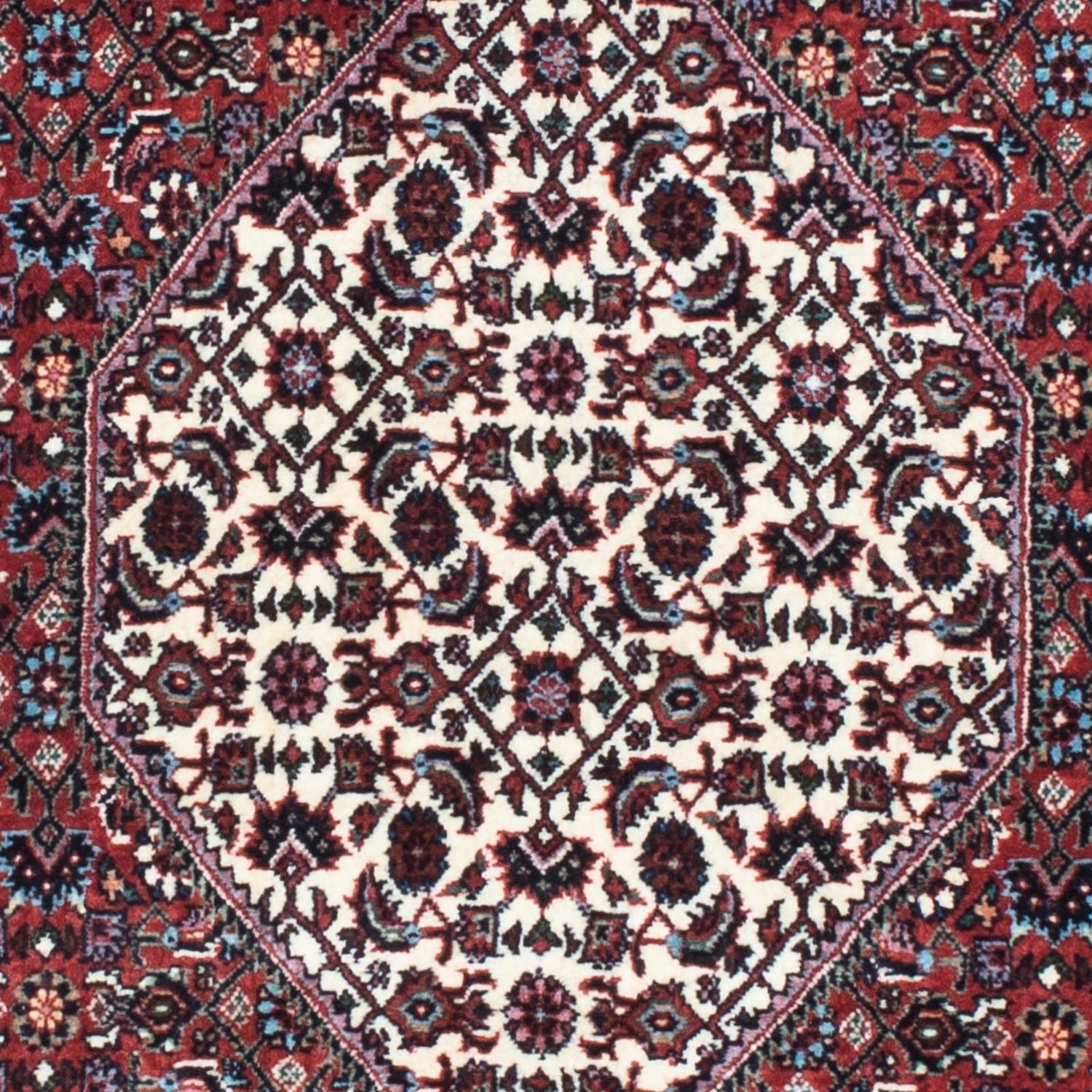 Tappeto corsia Tappeto Persero - Bidjar - 203 x 70 cm - blu scuro