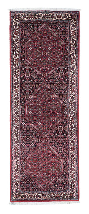 Tappeto corsia Tappeto Persero - Bidjar - 213 x 75 cm - blu scuro
