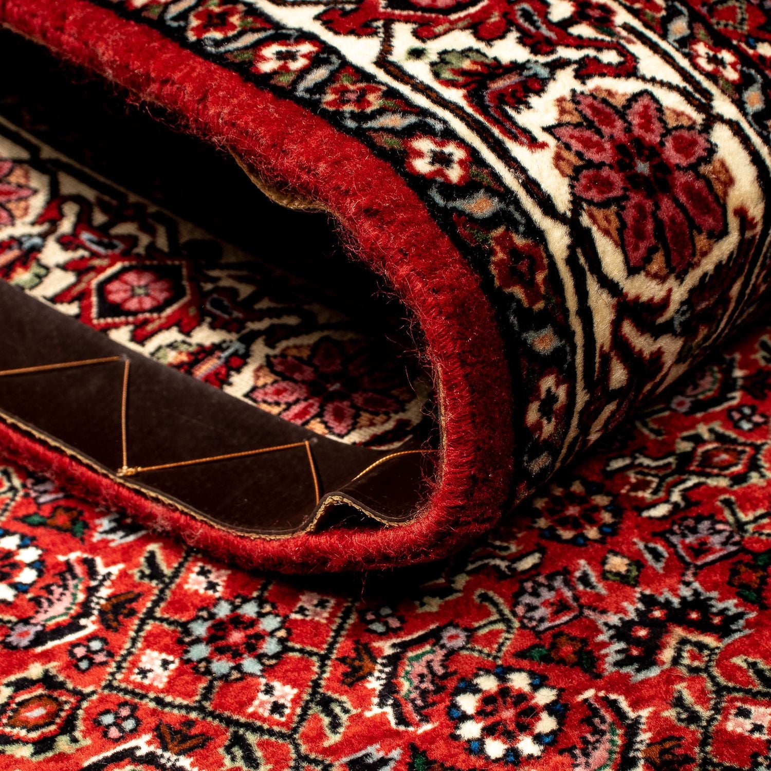 Tappeto corsia Tappeto Persero - Bidjar - 296 x 82 cm - rosso scuro
