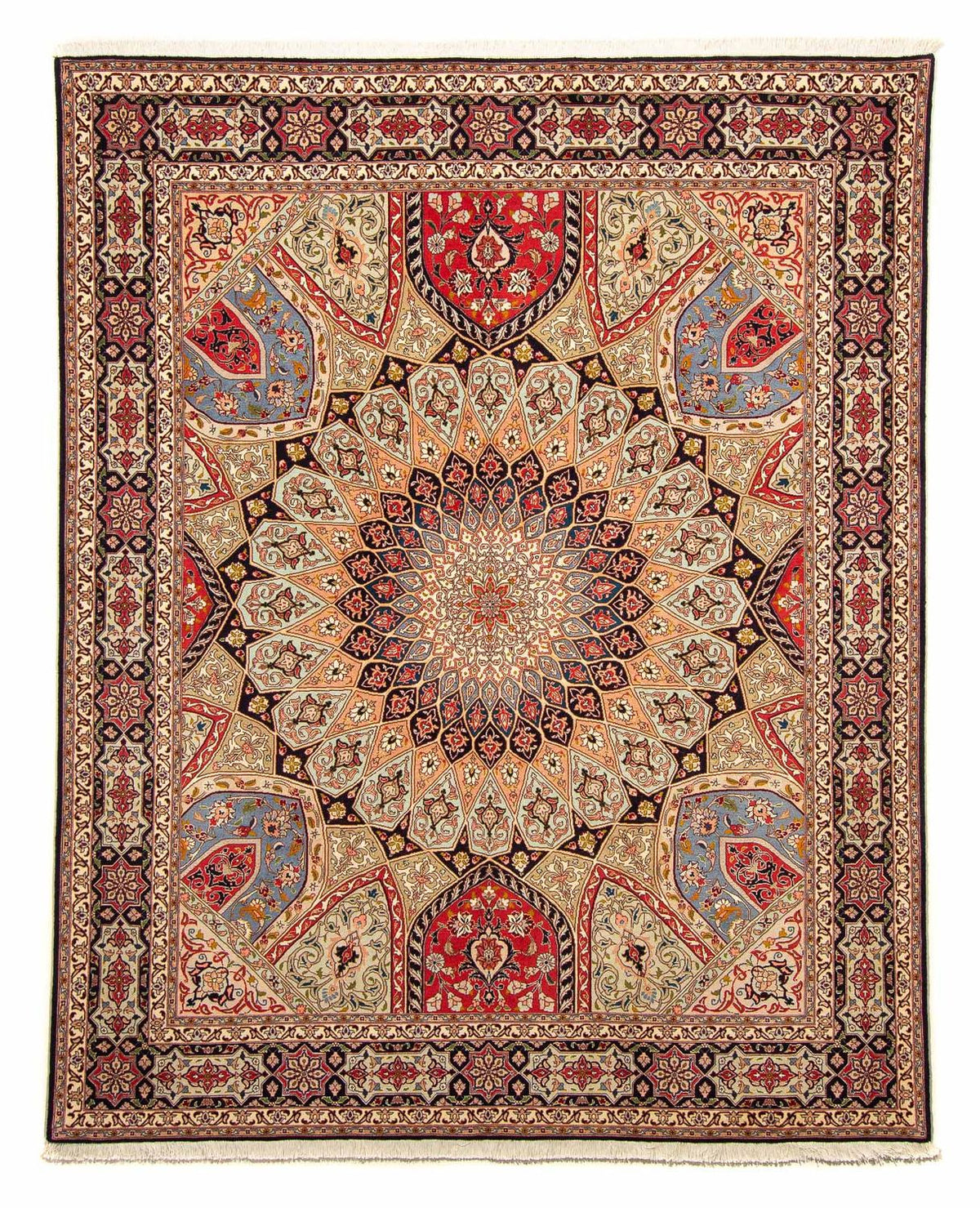 Tappeto Persero - Tabriz - Reale - 250 x 204 cm - multicolore