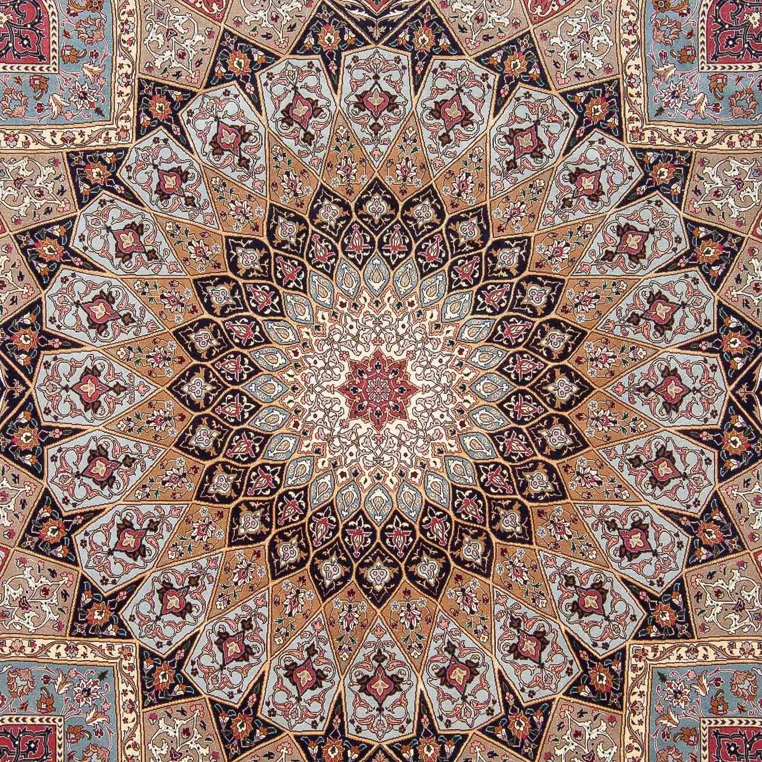 Tappeto Persero - Tabriz - Reale - 303 x 254 cm - multicolore