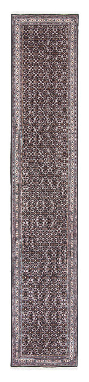 Tappeto corsia Tappeto Persero - Tabriz - 391 x 70 cm - grigio