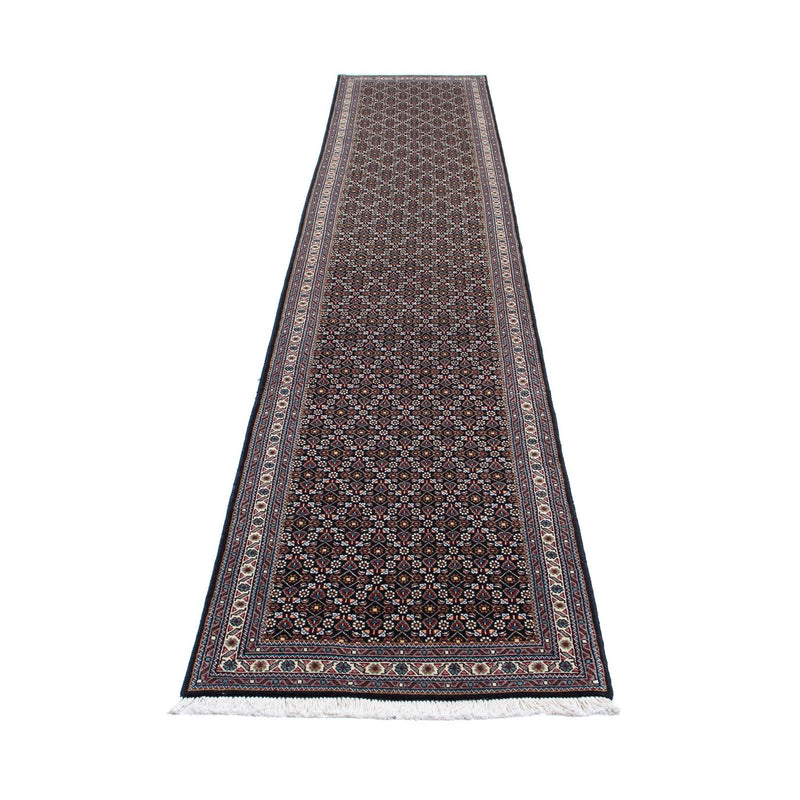 Tappeto corsia Tappeto Persero - Tabriz - 391 x 70 cm - grigio