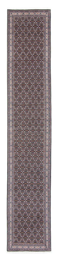 Tappeto corsia Tappeto Persero - Tabriz - 391 x 68 cm - grigio