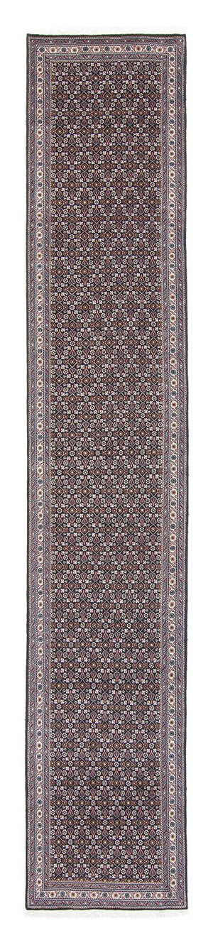 Tappeto corsia Tappeto Persero - Tabriz - 391 x 68 cm - grigio