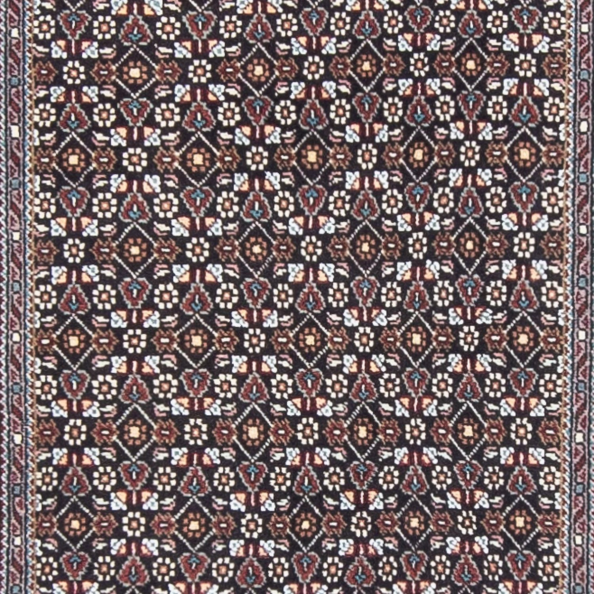 Tappeto corsia Tappeto Persero - Tabriz - 391 x 68 cm - grigio