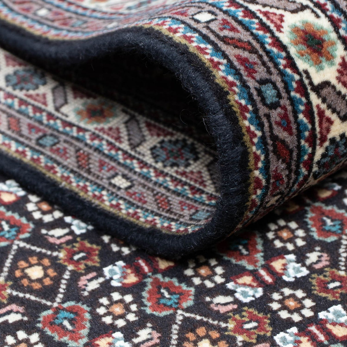 Tappeto corsia Tappeto Persero - Tabriz - 391 x 68 cm - grigio