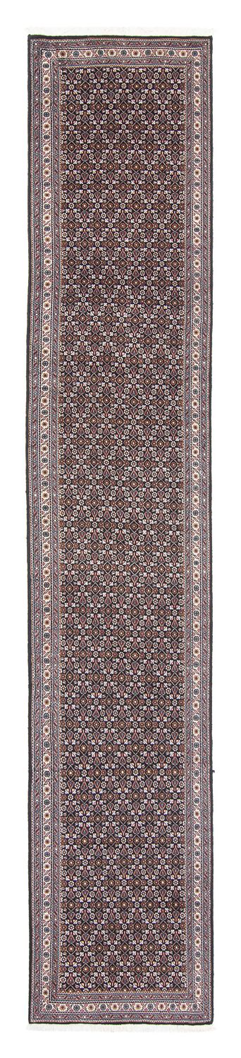 Tappeto corsia Tappeto Persero - Tabriz - 392 x 67 cm - grigio