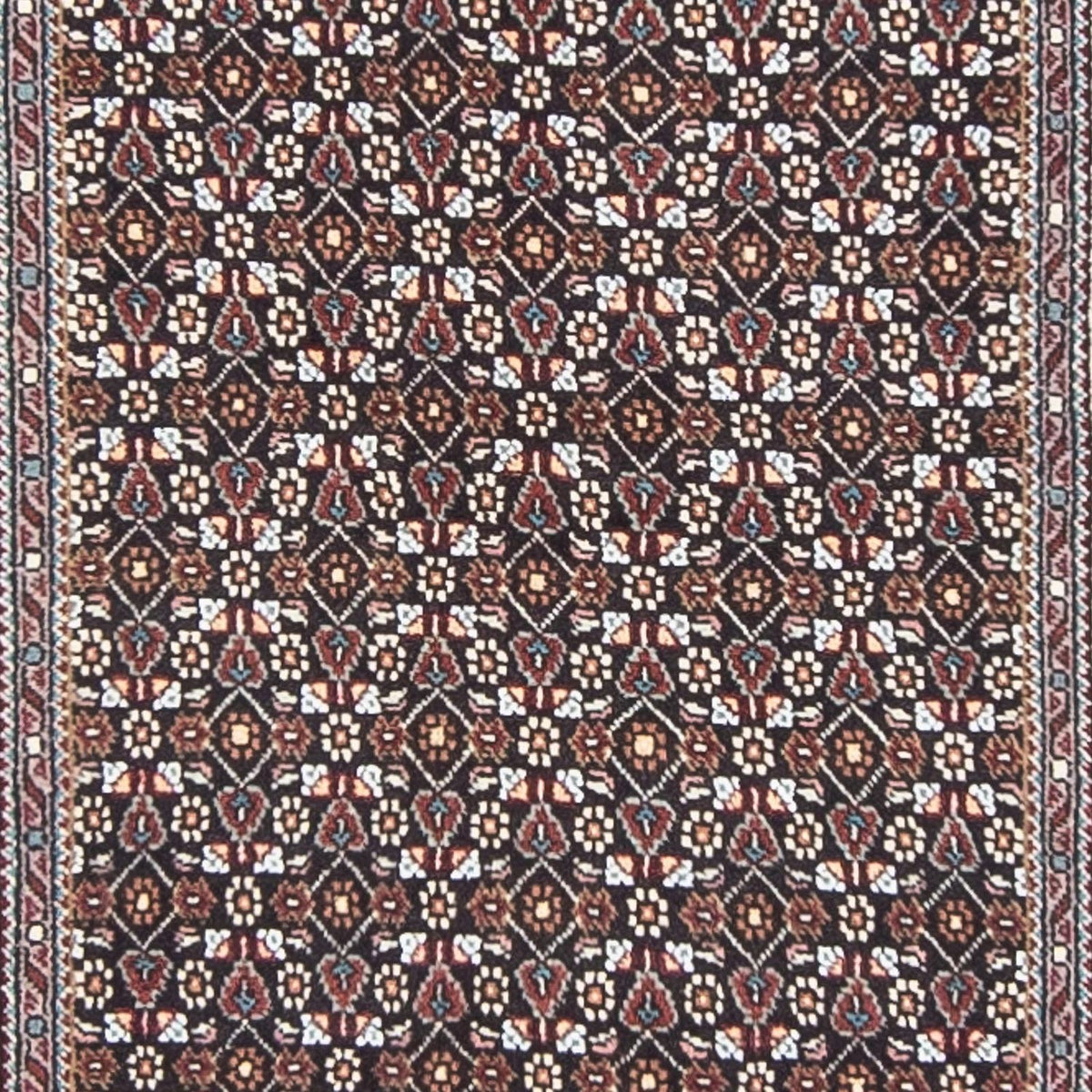 Tappeto corsia Tappeto Persero - Tabriz - 392 x 67 cm - grigio