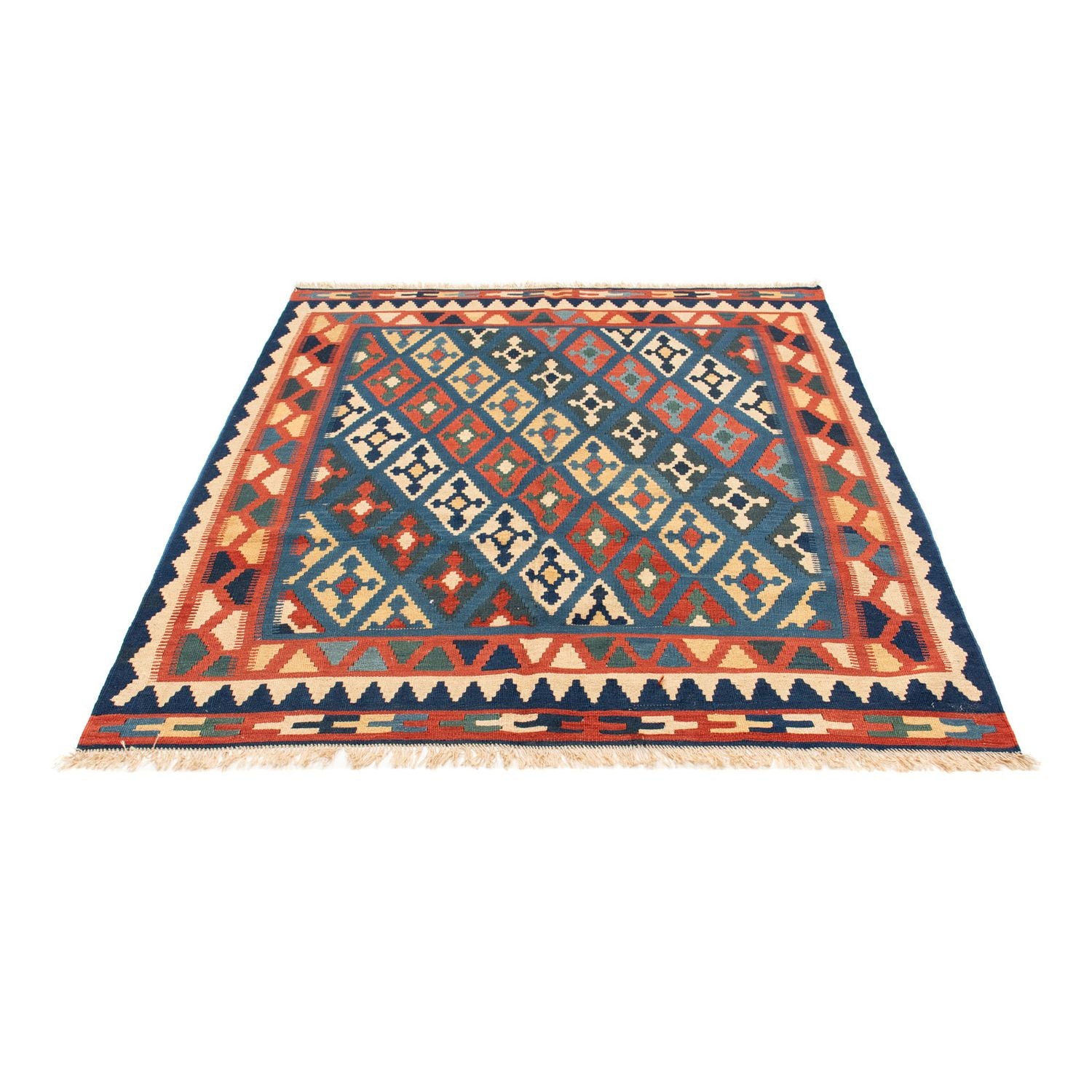 Tappeto Kelim - Orientale - 174 x 148 cm - blu