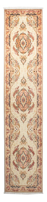 Tappeto corsia Tappeto Persero - Tabriz - Reale - 306 x 74 cm - beige