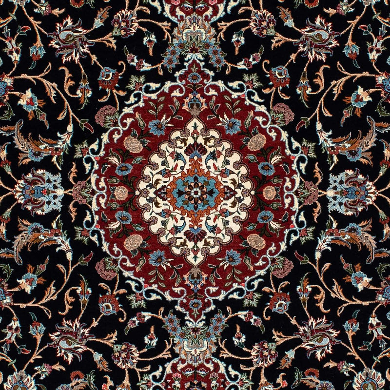 Tappeto Persero - Ghom - 213 x 141 cm - blu scuro
