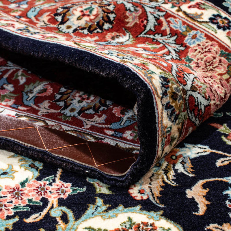 Tappeto Persero - Ghom - 213 x 141 cm - blu scuro