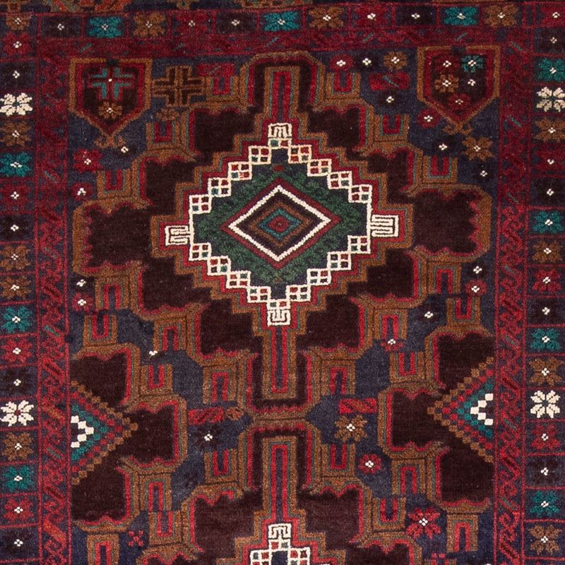 Tappeto corsia Tappeto Belutsch - 194 x 105 cm - ruggine