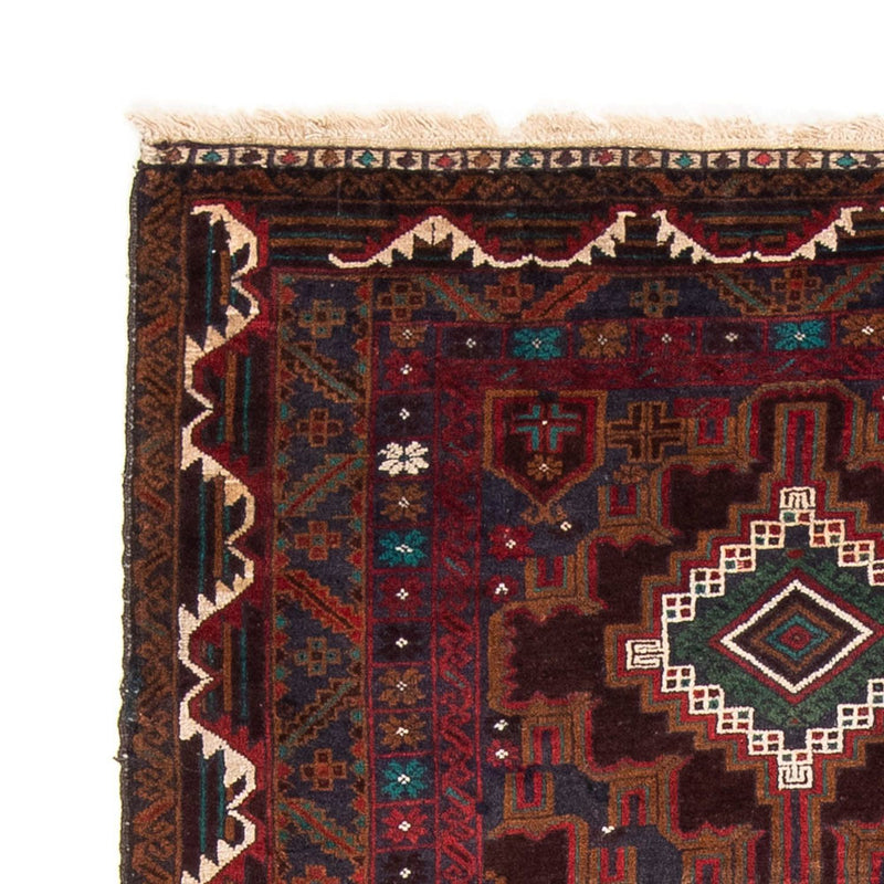 Tappeto corsia Tappeto Belutsch - 194 x 105 cm - ruggine