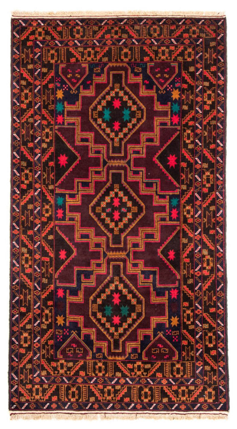 Tappeto corsia Tappeto Belutsch - 193 x 106 cm - blu scuro