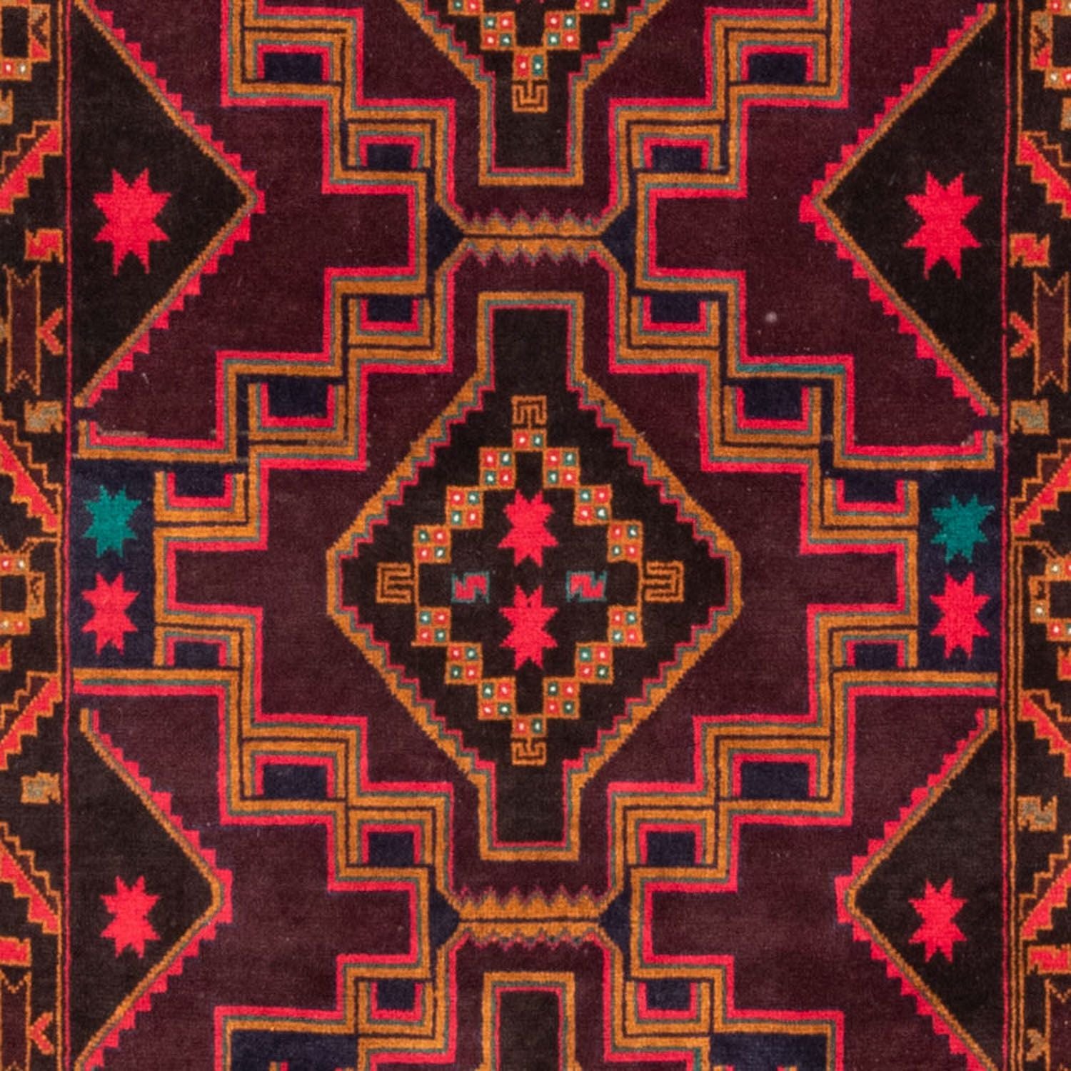 Tappeto corsia Tappeto Belutsch - 193 x 106 cm - blu scuro