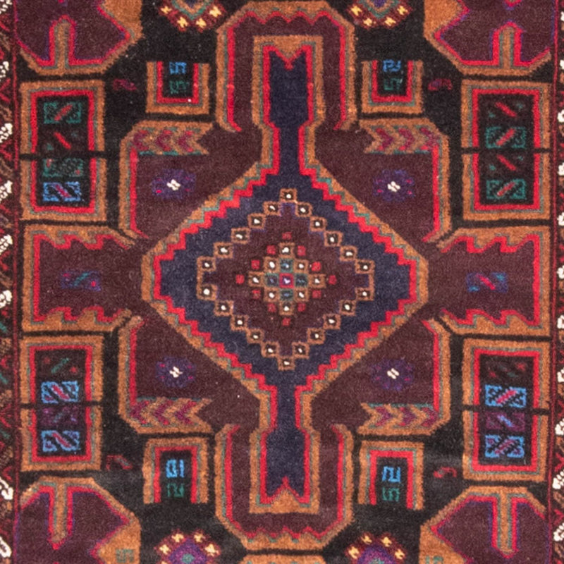 Tappeto corsia Tappeto Belutsch - 190 x 106 cm - rosso scuro