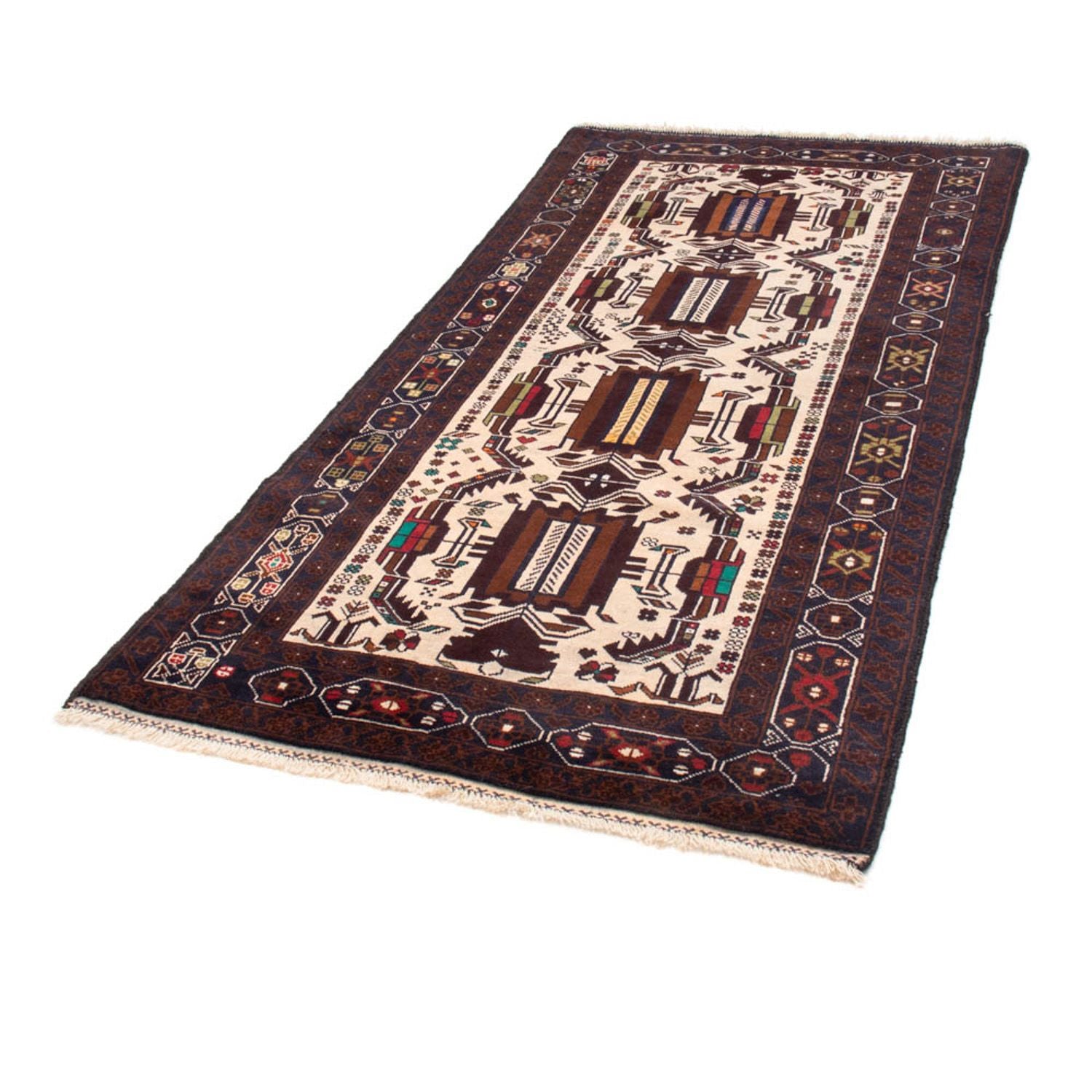 Tappeto corsia Tappeto Belutsch - 207 x 100 cm - beige