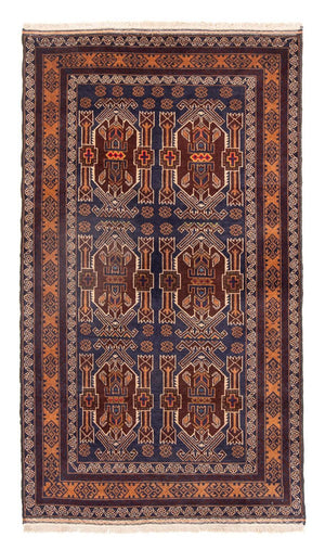 Tappeto corsia Tappeto Belutsch - 184 x 107 cm - blu scuro