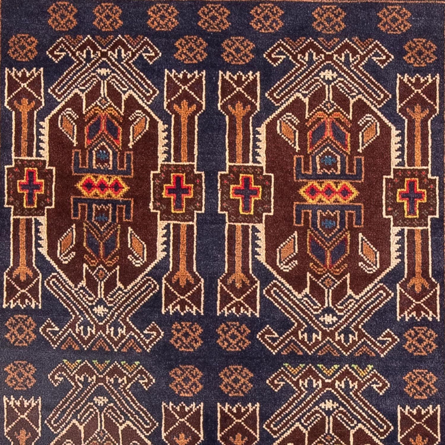 Tappeto corsia Tappeto Belutsch - 184 x 107 cm - blu scuro