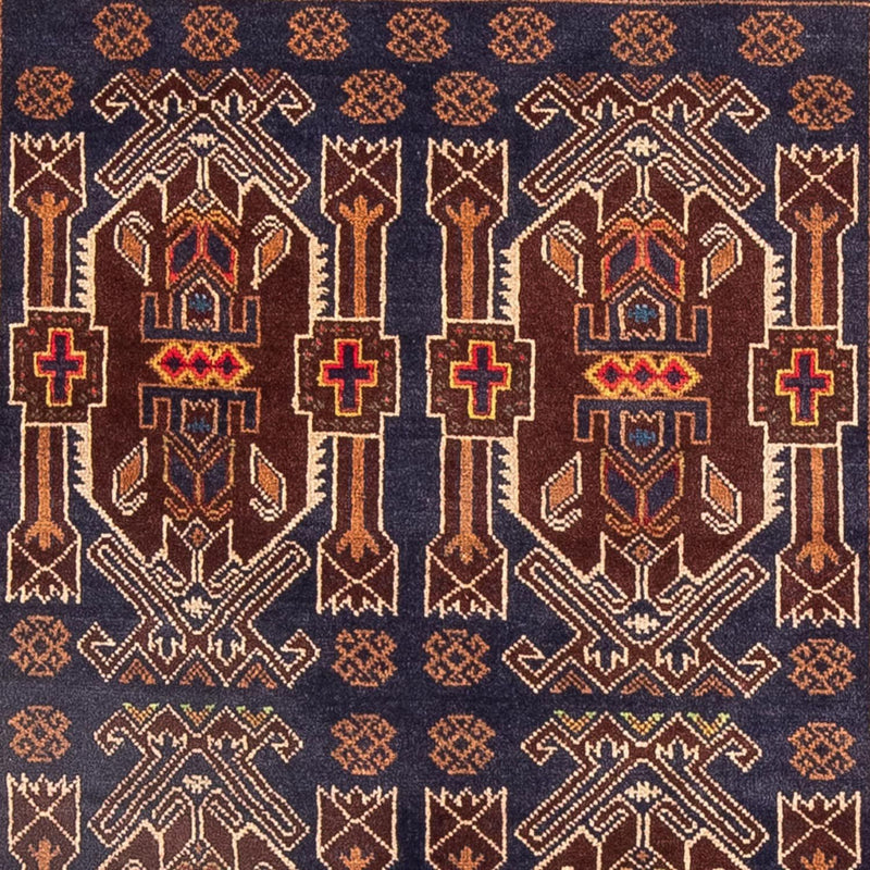 Tappeto corsia Tappeto Belutsch - 184 x 107 cm - blu scuro