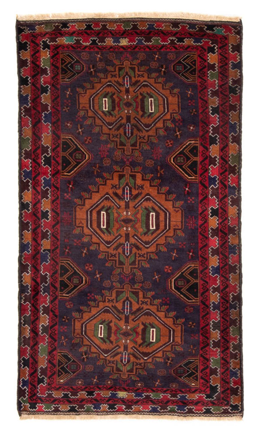 Tappeto Belutsch - 196 x 111 cm - blu scuro