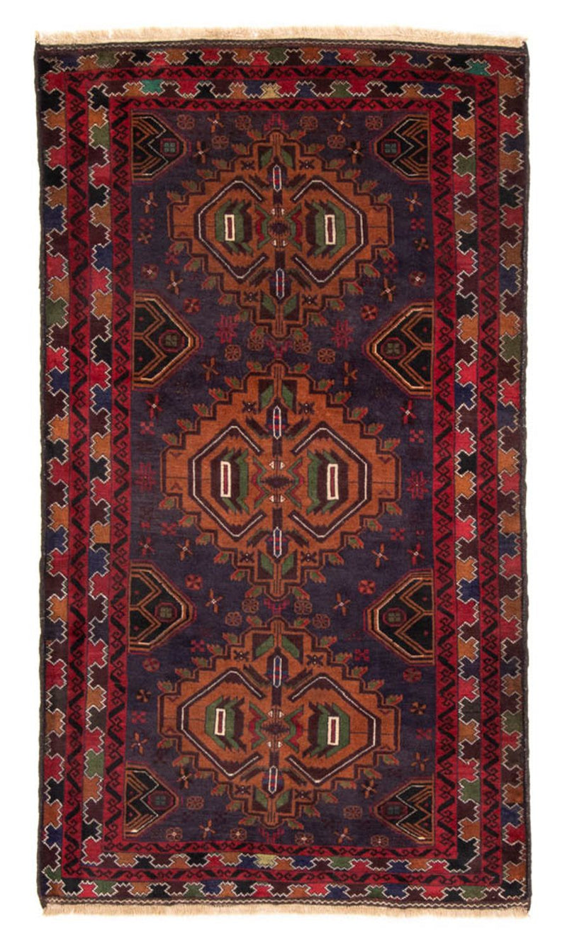 Tappeto Belutsch - 196 x 111 cm - blu scuro