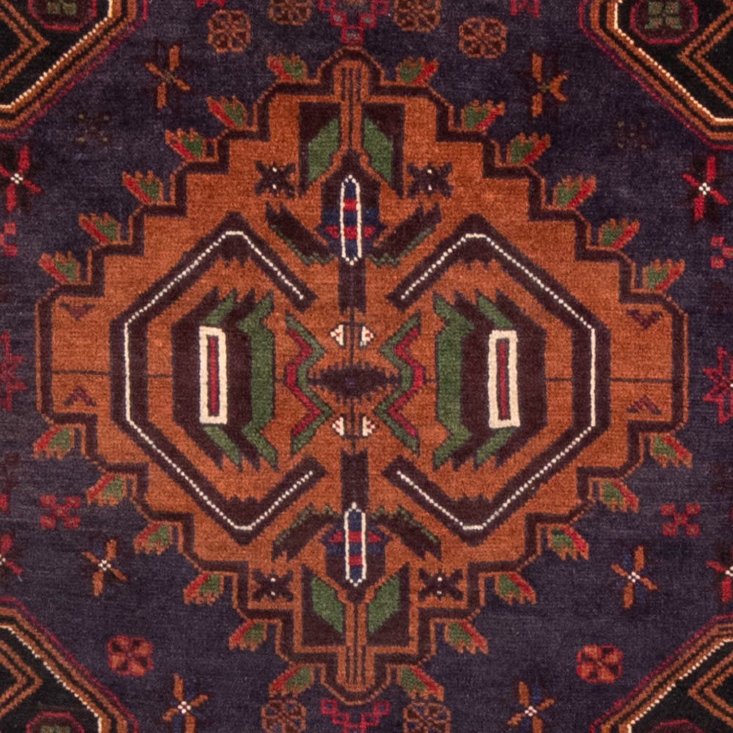 Tappeto Belutsch - 196 x 111 cm - blu scuro