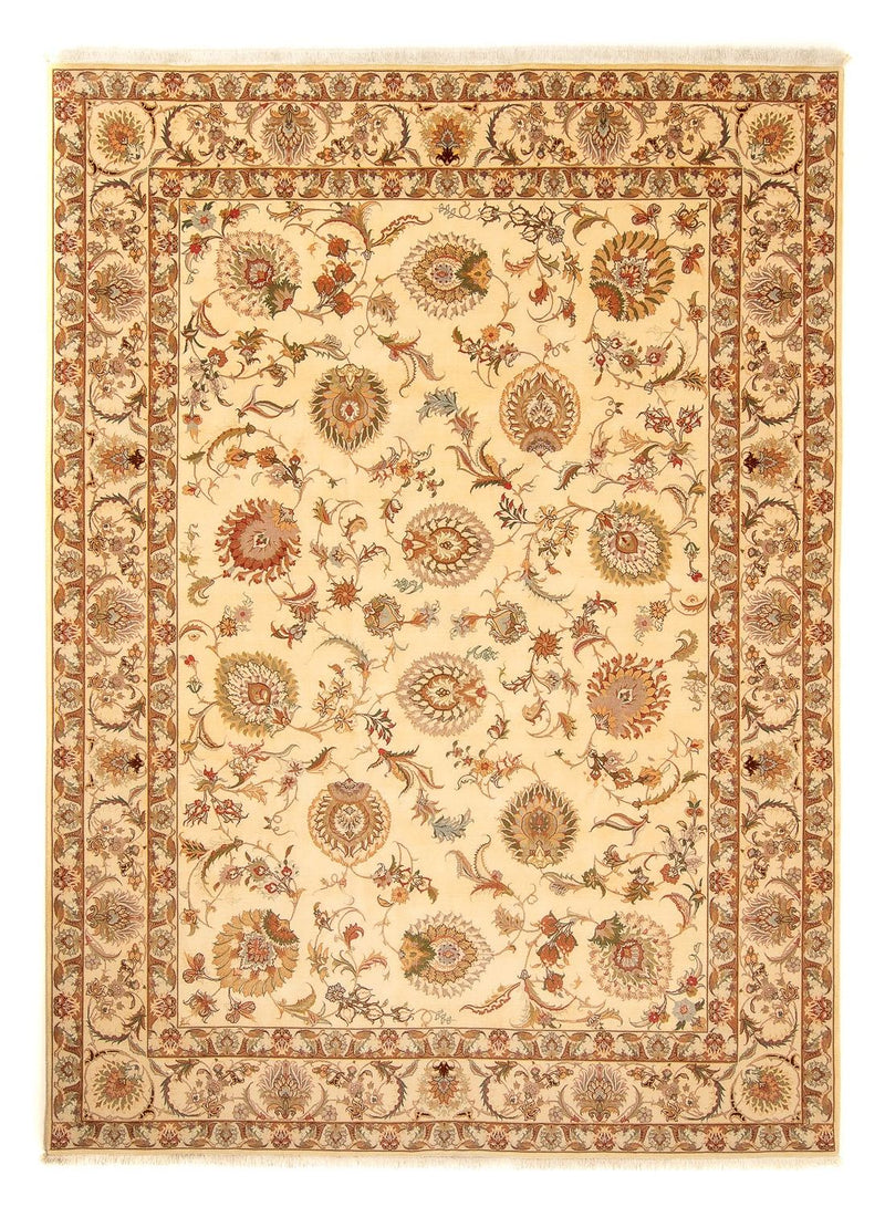 Tappeto Persero - Tabriz - Reale - 346 x 256 cm - marrone chiaro