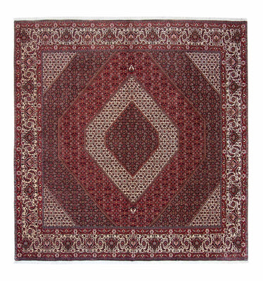 Tappeto Persero - Bidjar quadrato  - 300 x 300 cm - rosso scuro
