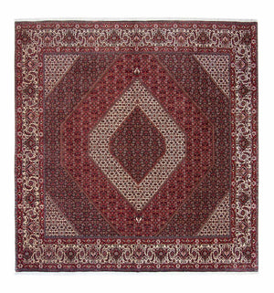 Tappeto Persero - Bidjar quadrato  - 300 x 300 cm - rosso scuro