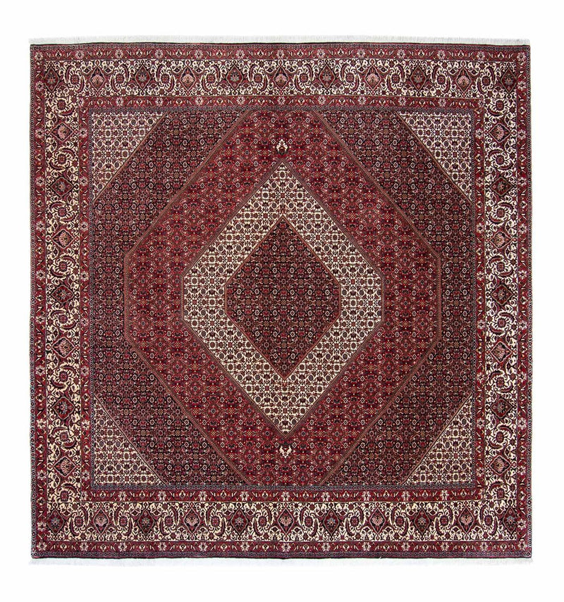 Tappeto Persero - Bidjar quadrato  - 300 x 300 cm - rosso scuro