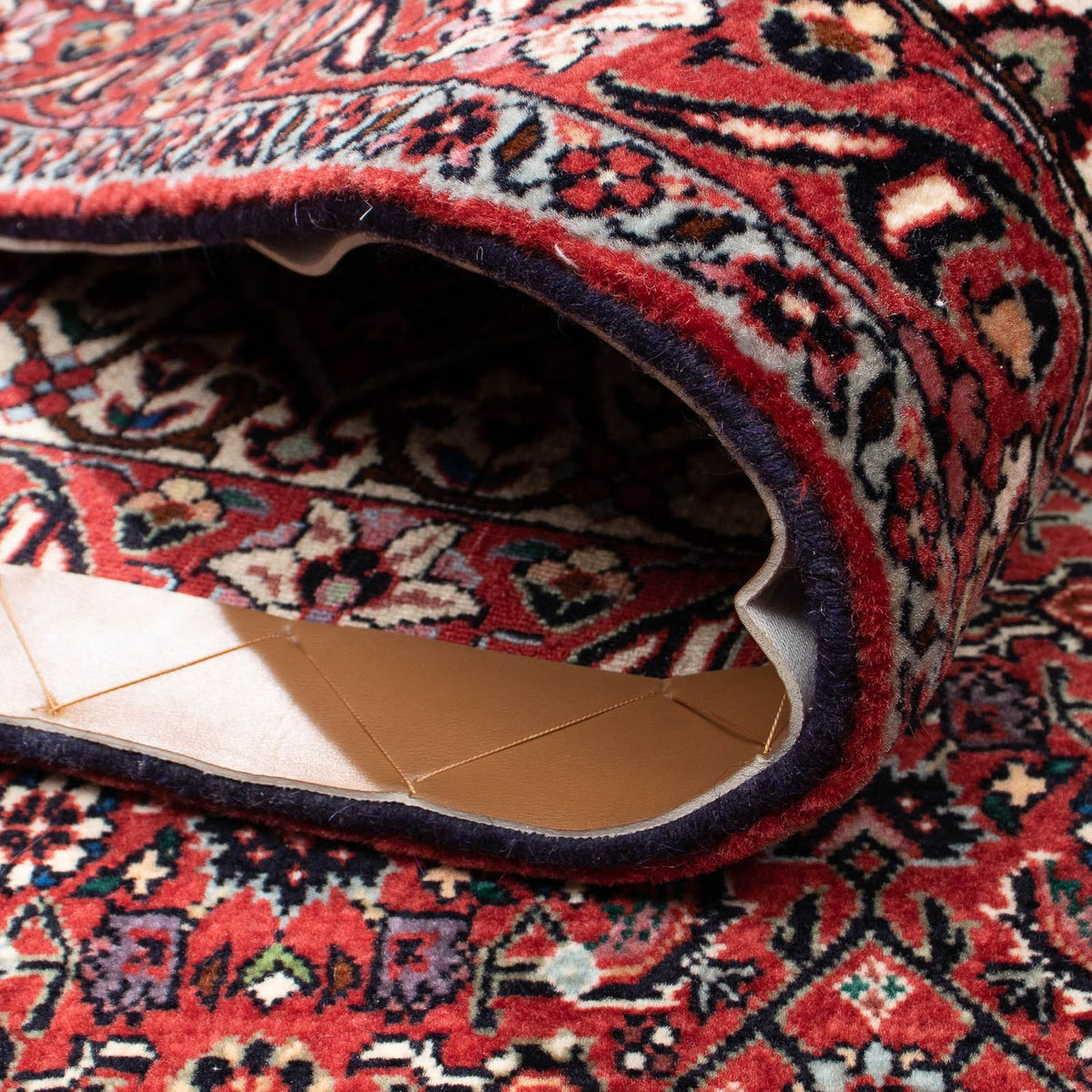 Tappeto Persero - Bidjar quadrato  - 300 x 300 cm - rosso scuro