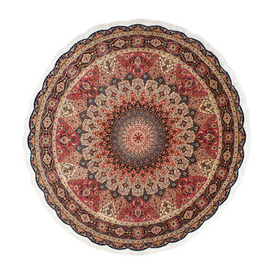 Tappeto Persero - Tabriz - Reale rotondo  - 250 x 250 cm - multicolore