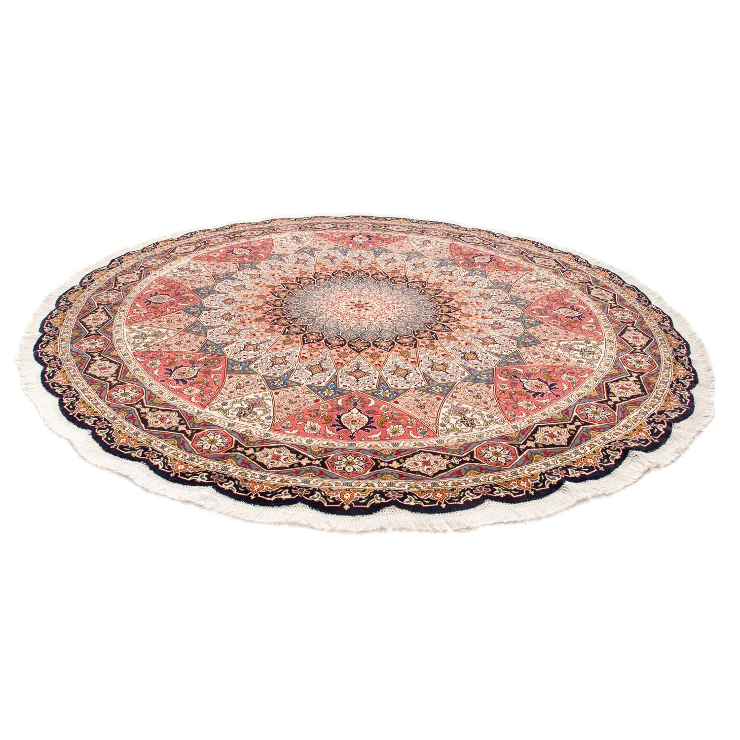Tappeto Persero - Tabriz - Reale rotondo  - 250 x 250 cm - multicolore
